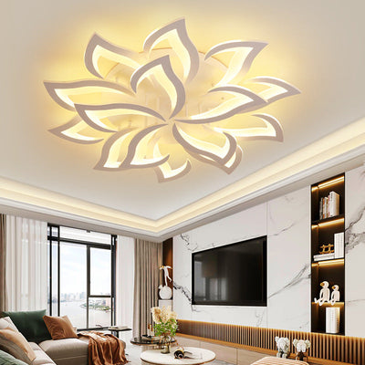 Modern Flower-Shaped LED Ceiling Light for Home Décor