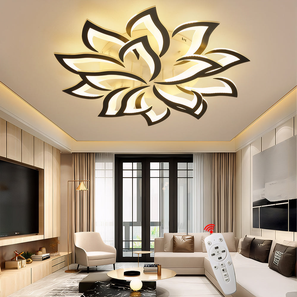 Modern Flower-Shaped LED Ceiling Light for Home Décor