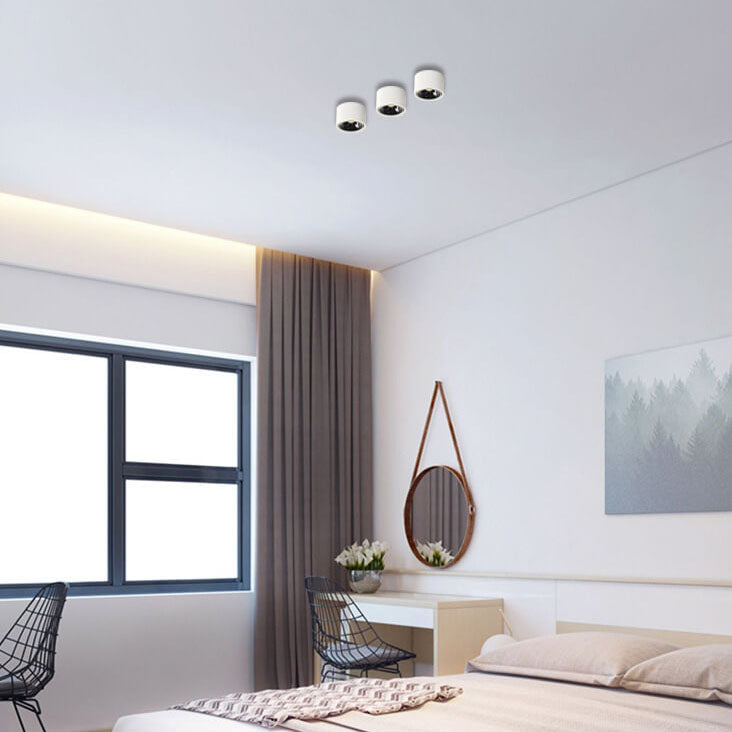 Adjustable LED Flush Mount Ceiling Spotlight
