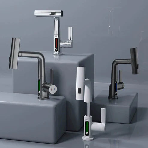 Flexible LED Faucet with 5 Spray Modes