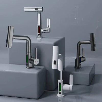 Flexible LED Faucet with 5 Spray Modes