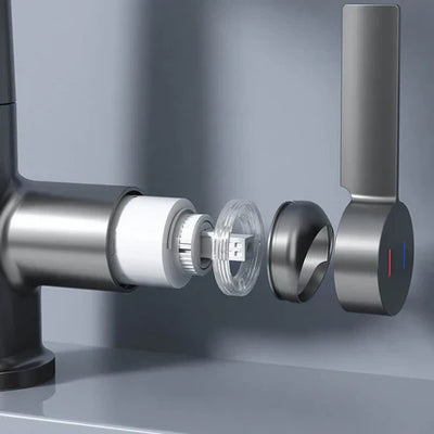 Flexible LED Faucet with 5 Spray Modes