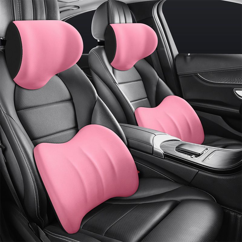 Memory Foam Car Headrest and Back Support Cushion