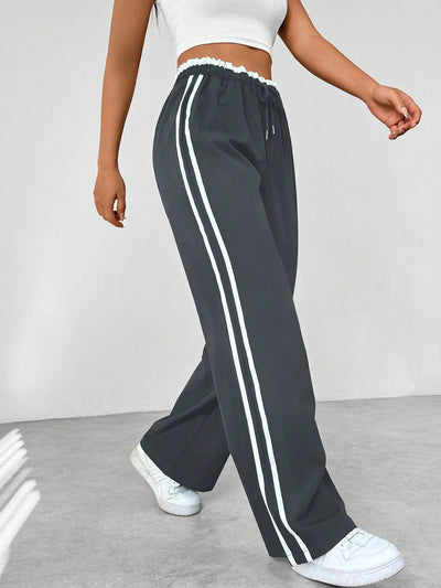 Yara – Sporty Wide-Leg Street Pants