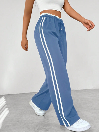 Yara – Sporty Wide-Leg Street Pants