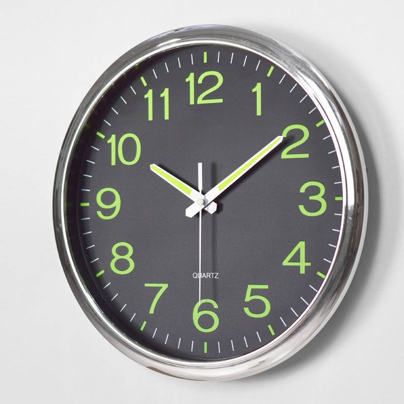 Silent LED Wall Clock 12" for Classroom