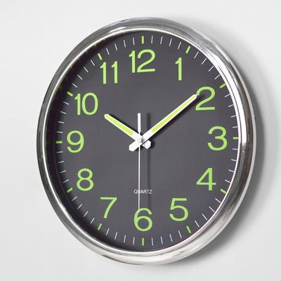 Silent LED Wall Clock 12" for Classroom