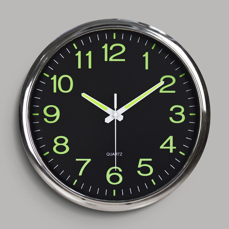Silent LED Wall Clock 12" for Classroom