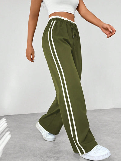 Yara – Sporty Wide-Leg Street Pants
