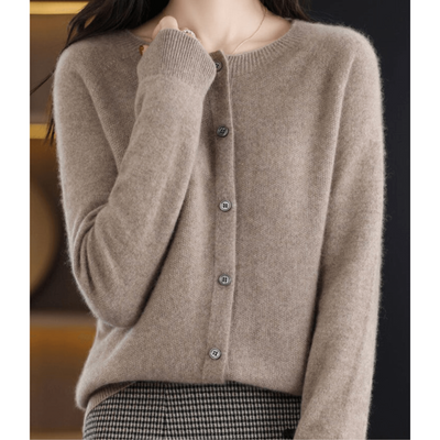 Women’s Short Knit Button Down Cardigan