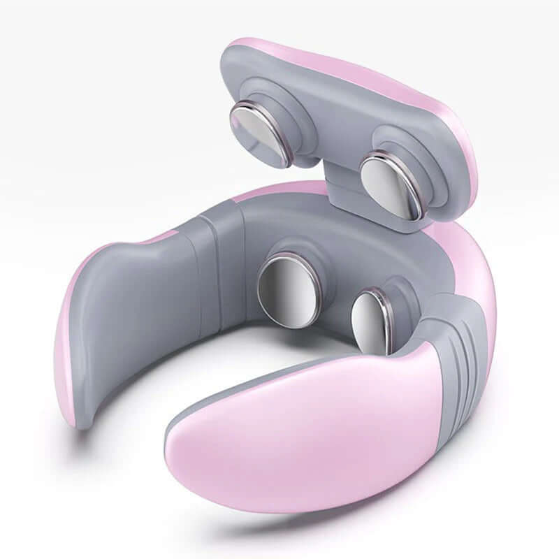 Compact Neck Massager with 360° Rotating Heads