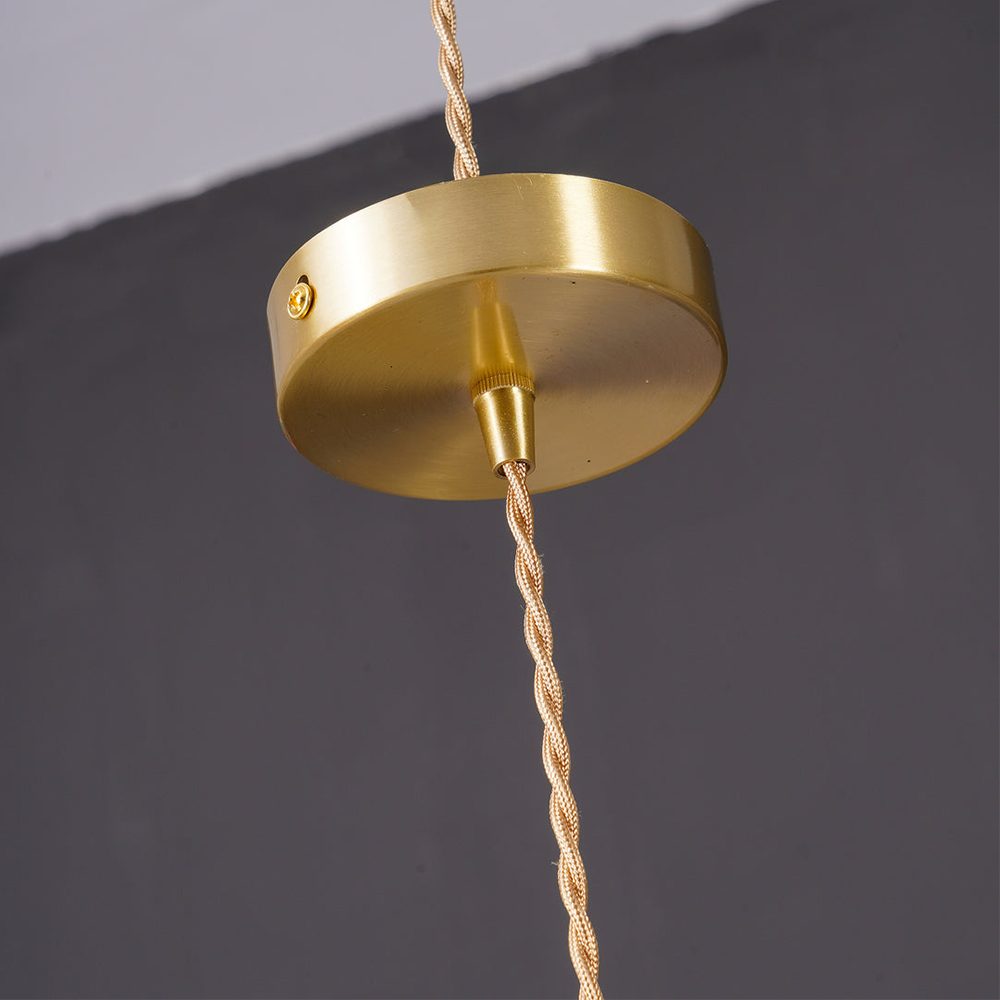 Chic Hibiscus Glass Pendant Lamp
