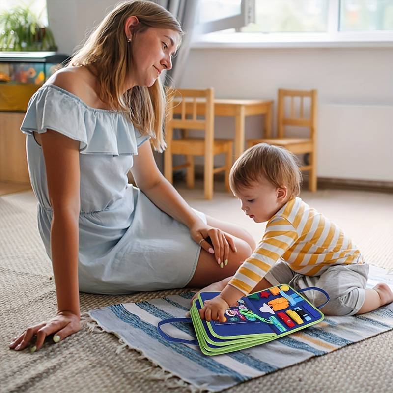 Montessori Activity Book for Toddlers – Fine Motor Skills Toy
