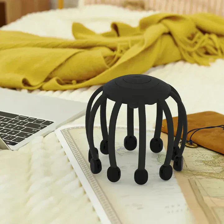 Electric Head Massager with Vibration Therapy
