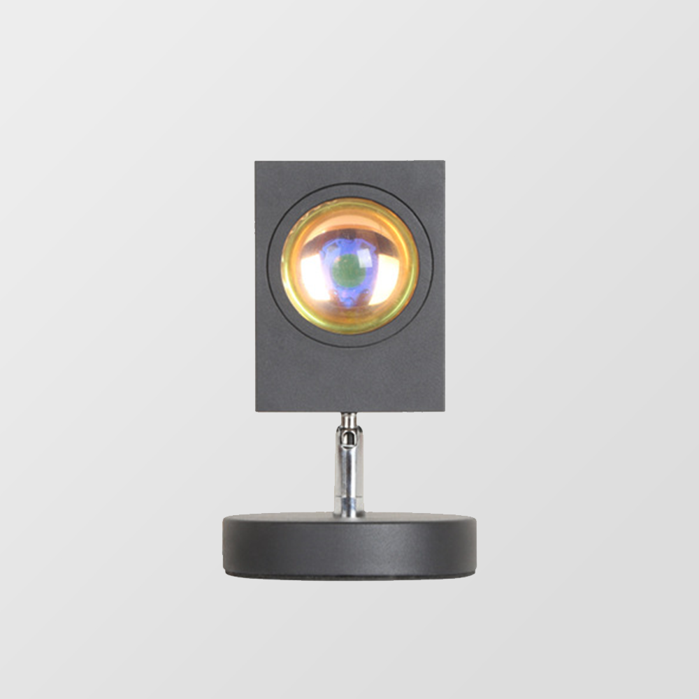 GlowBright Retro Sunset LED Table Lamp