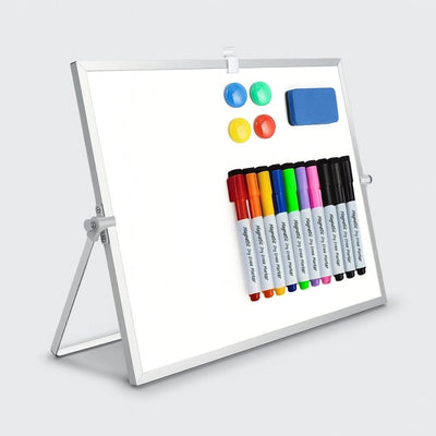 Portable Magnetic Whiteboard with Stand and Accessories
