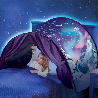 Foldable Kids Bed Tent Playhouse for Sleeping and Play