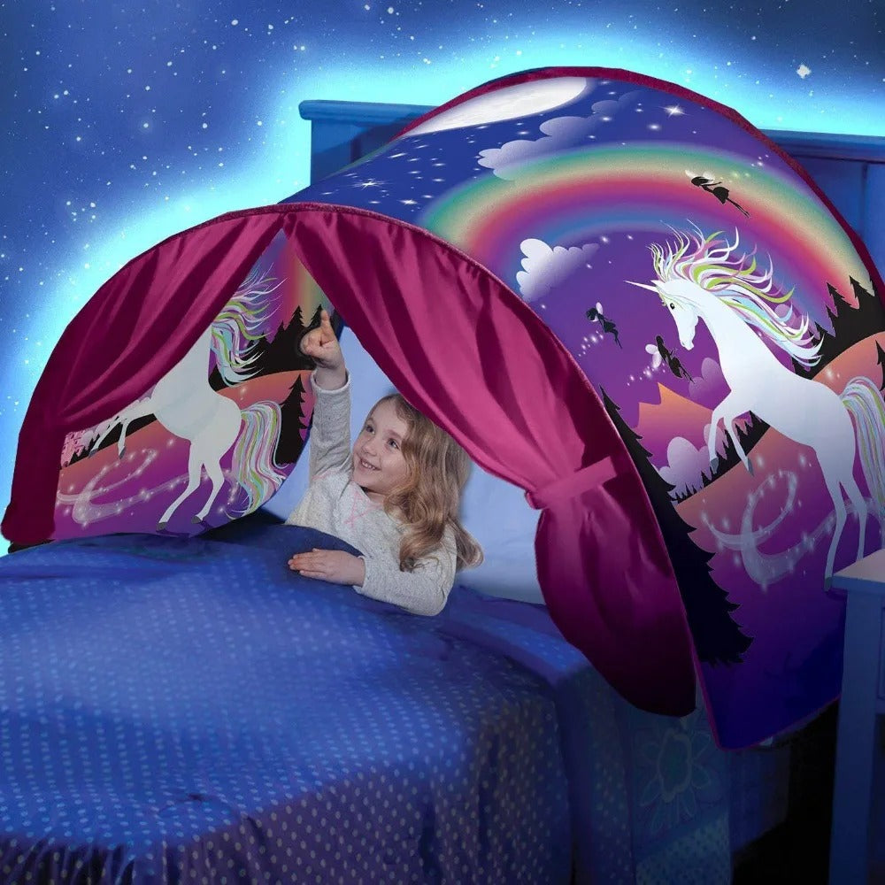 Foldable Kids Bed Tent Playhouse for Sleeping and Play