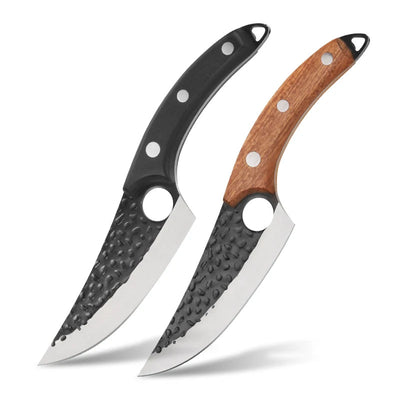 Hand-Forged Huusk Chef Knife – Full Tang Steel