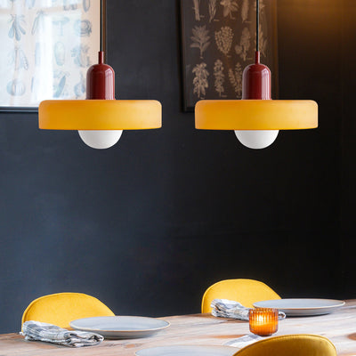 2-Head Bauhaus Glass Pendant Light Adjustable