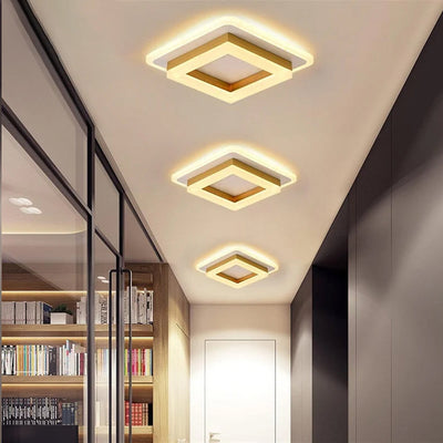 Square LED Ceiling Light for Modern Interiors