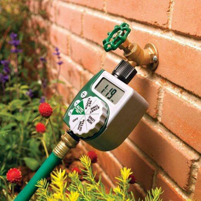 Digital Garden Irrigation Timer with LCD Faucet Controller