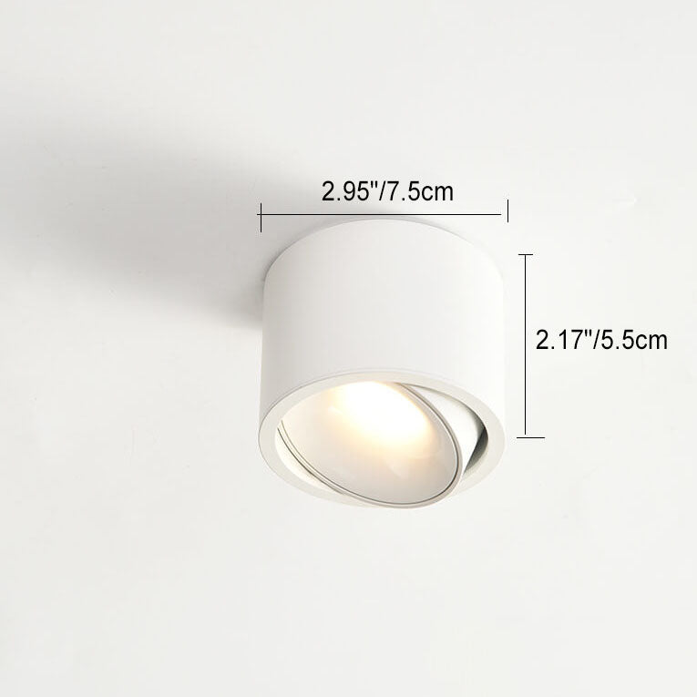 Adjustable LED Flush Mount Ceiling Spotlight