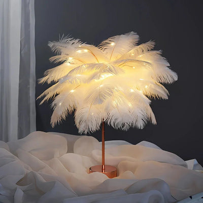 LumaPalm Feather Palm Tree Lamp