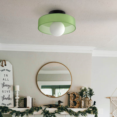 Modern Design Round Ceiling Light – Sleek Glass Lamp for Contemporary Interiors