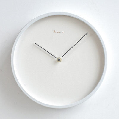Nordic Minimalist Wooden Wall Clock White Black Design