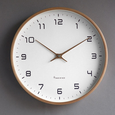 Scandinavian Wooden Wall Clock – Minimalist Design