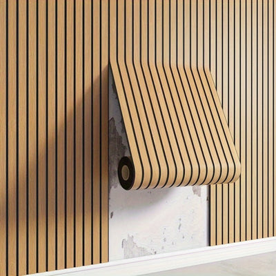 Self-Adhesive 3D PVC Wall Panels Wood Look