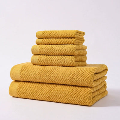 6-Piece Cotton Towel Set – Soft & Absorbent