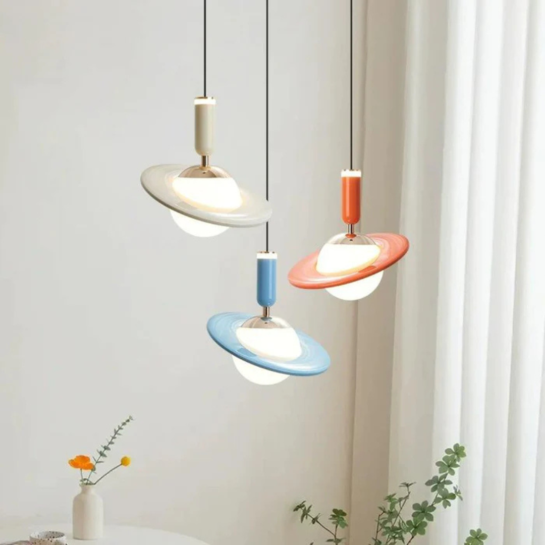 Modern LED Pendant Light – Floating Design for Dining & Living Room