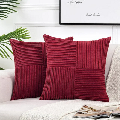 Plush Throw Pillow with Hidden Zipper