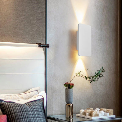 Nordic Minimalist Aluminum Rectangular LED Wall Sconce