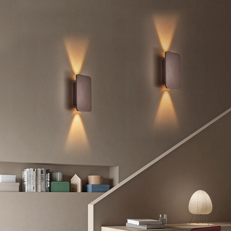 Nordic Minimalist Aluminum Rectangular LED Wall Sconce