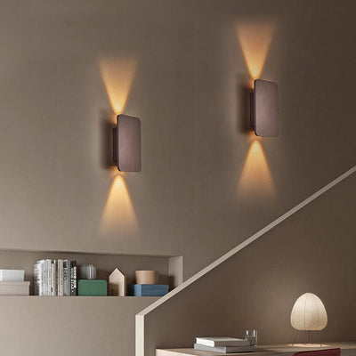 Nordic Minimalist Aluminum Rectangular LED Wall Sconce