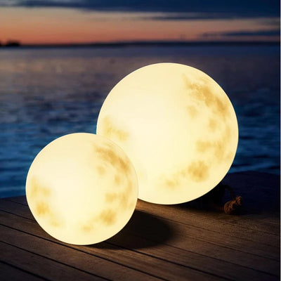USB Rechargeable Moon-Shaped Outdoor Garden Lamp