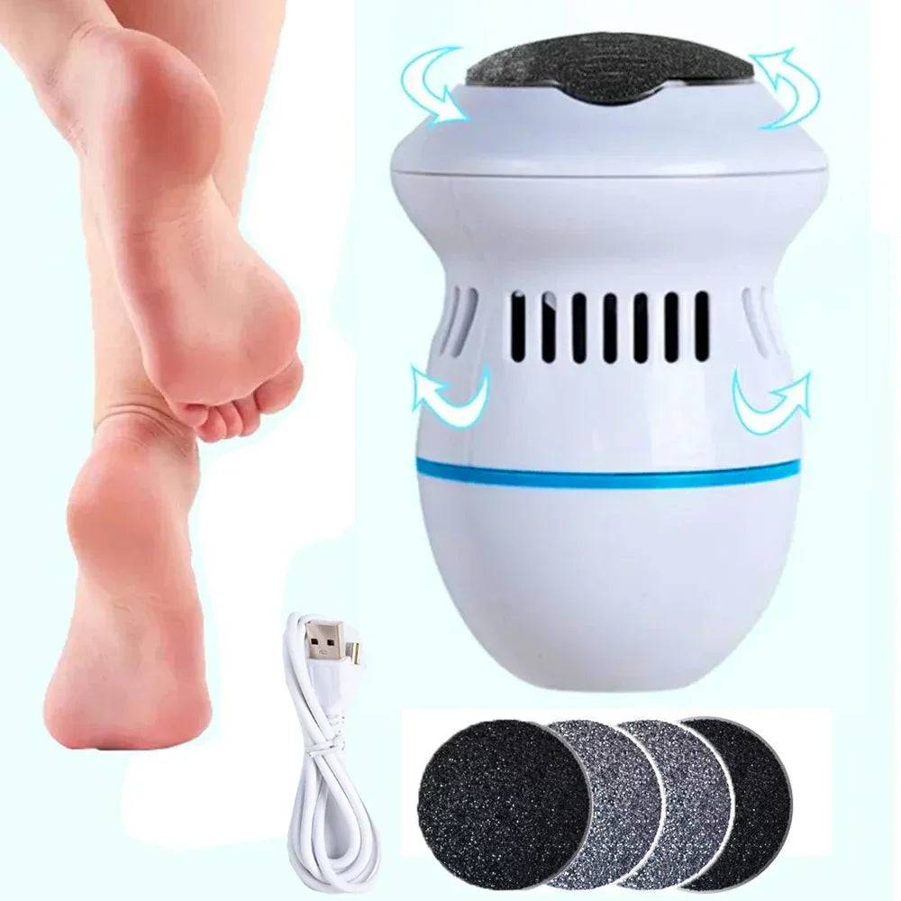 Rechargeable Electric Callus Remover with Vacuum