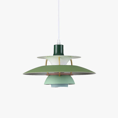 Modern Morandi LED Pendant Light – E27 Metal Shade
