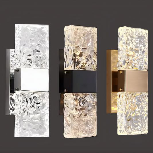 LuxeAura – Crystal LED Wall Light