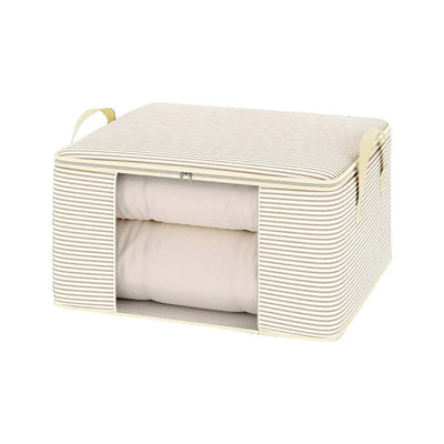 Classic Stripe Foldable Storage Bag for Clothes and Bedding