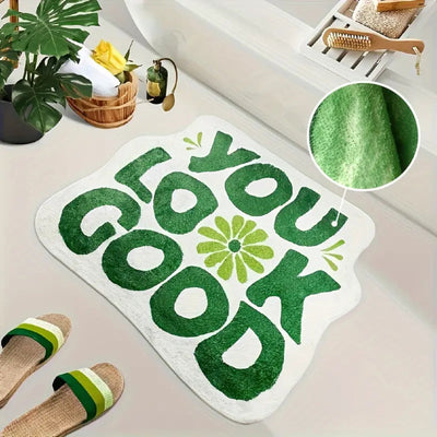 LustraVibe Confidence Boost Bath Mat Soft Non-Slip Rug