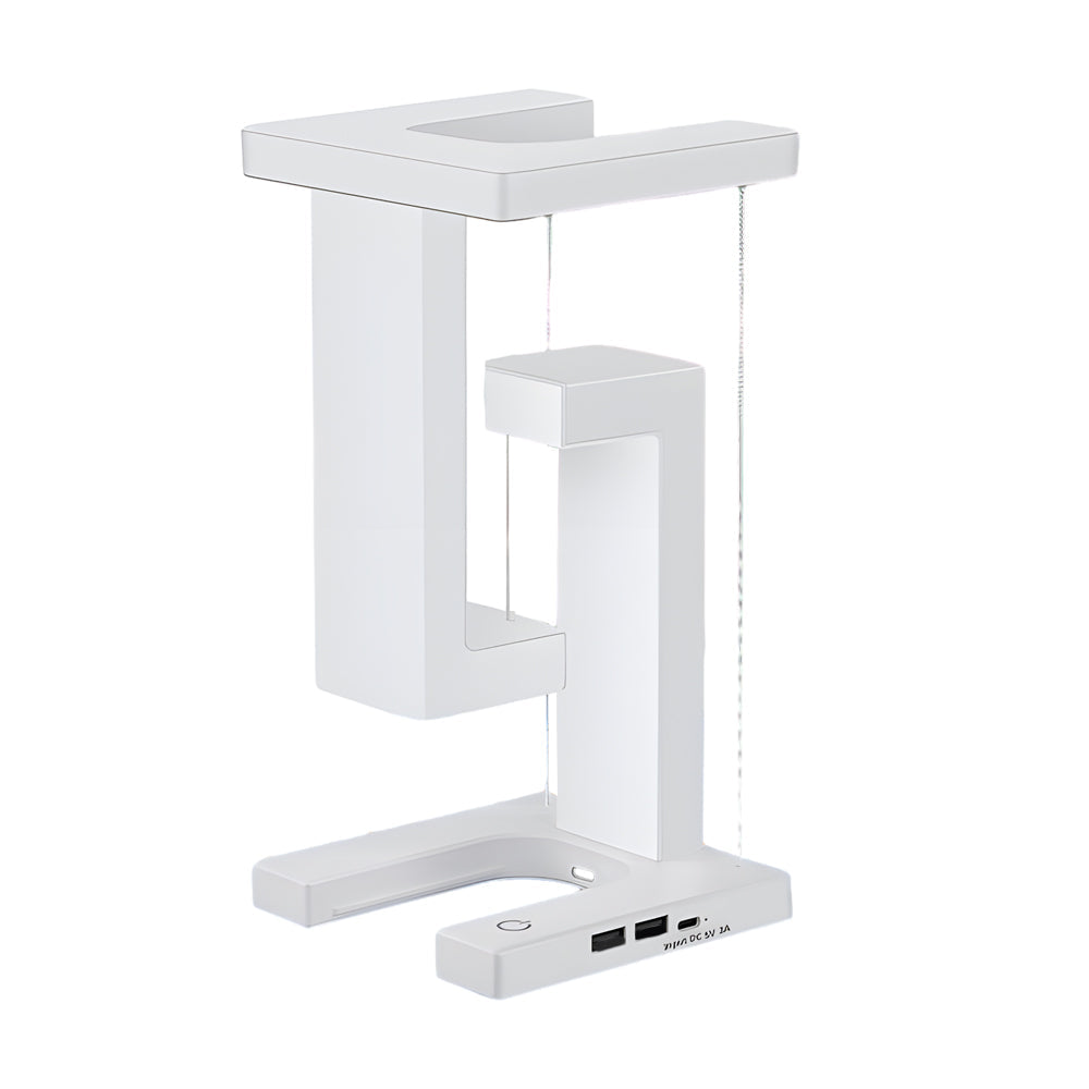 Levitating LED Table Lamp with Wireless Charging