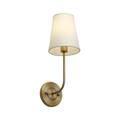 WeaveGlow – Modern Wall Lamp Featuring Woven Metal and Soft Fabric