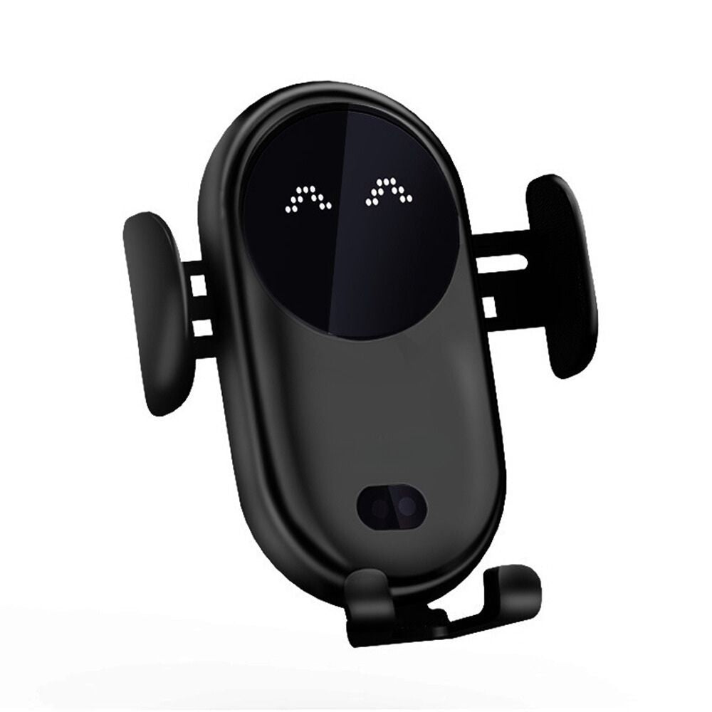 Wireless Car Phone Holder with Fast Charging and Auto Clamp