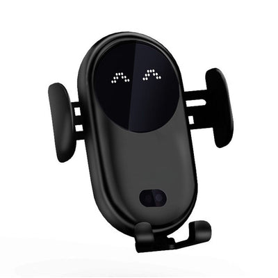 Wireless Car Phone Holder with Fast Charging and Auto Clamp