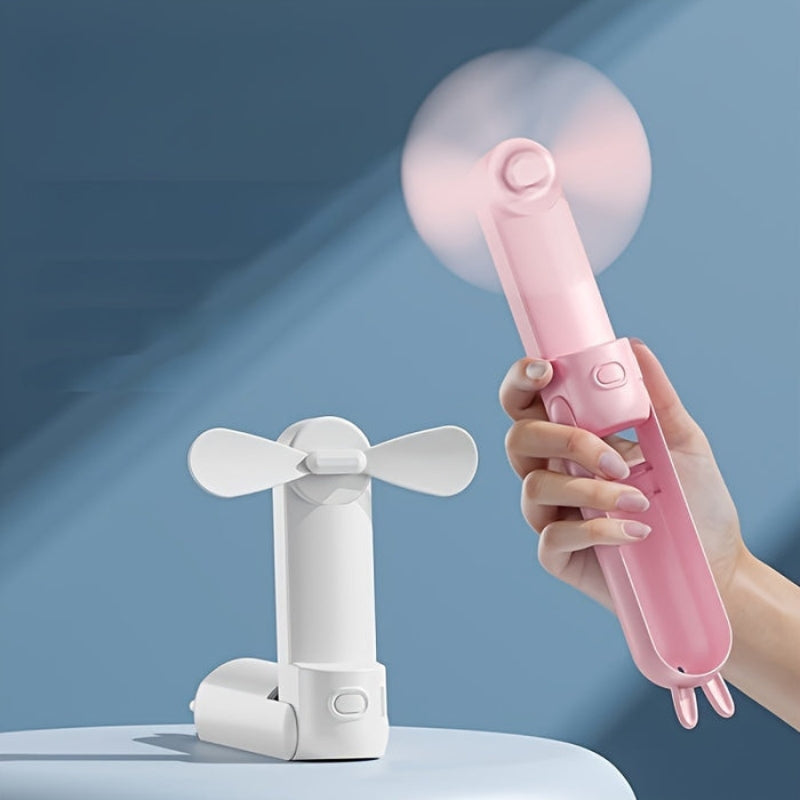 USB Rechargeable Mini Handheld Desk Fan