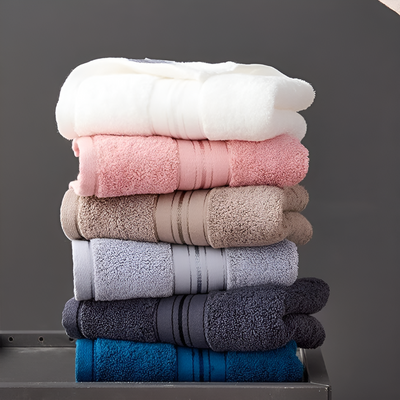 LuxeCloud Egyptian Cotton Towel Set for Soft Comfort